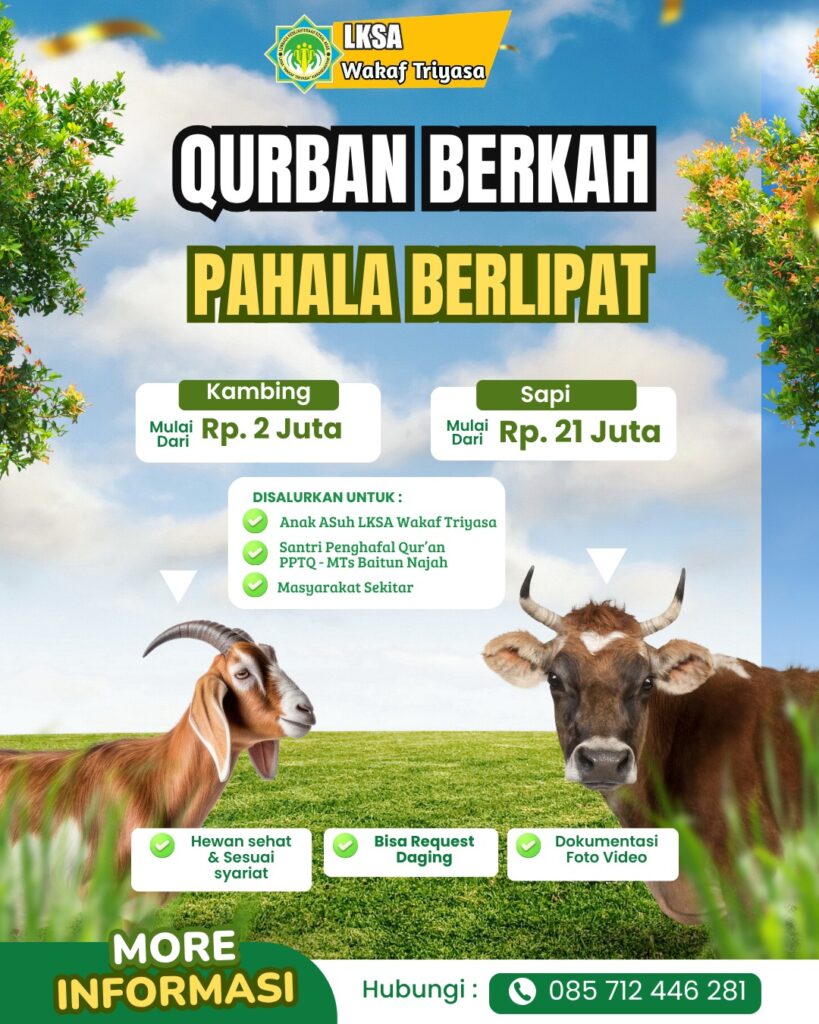 Qurban Penuh Berkah Bersama Yatim, Dhuafa, dan Santri