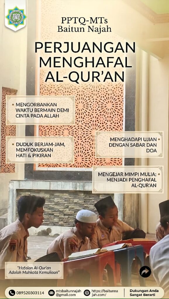 “Hafalan Al-Qur’an Adalah Mahkota Kemuliaan”